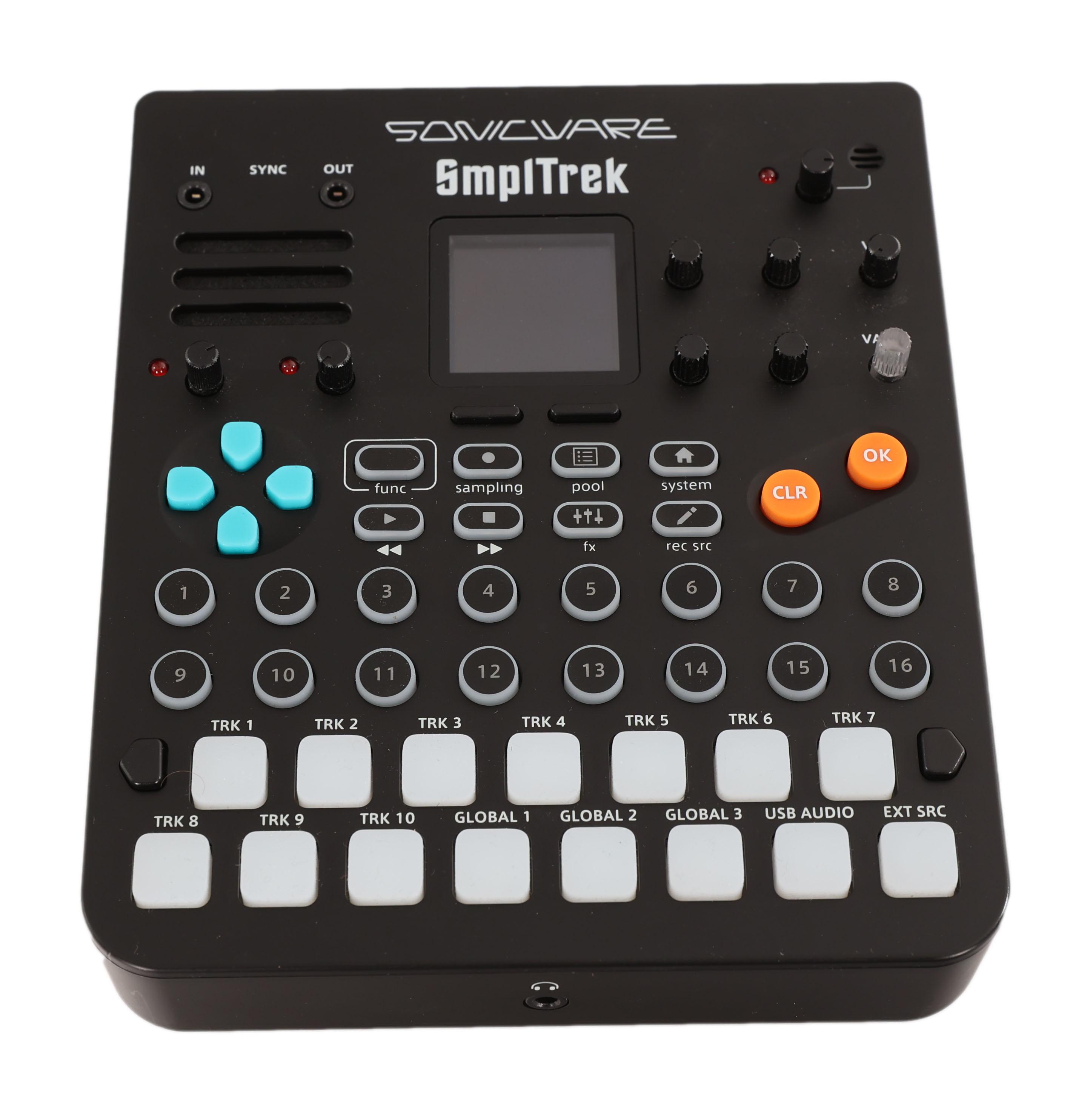 SonicWare SmplTrek Portable Production Sampler - Andertons Music Co.